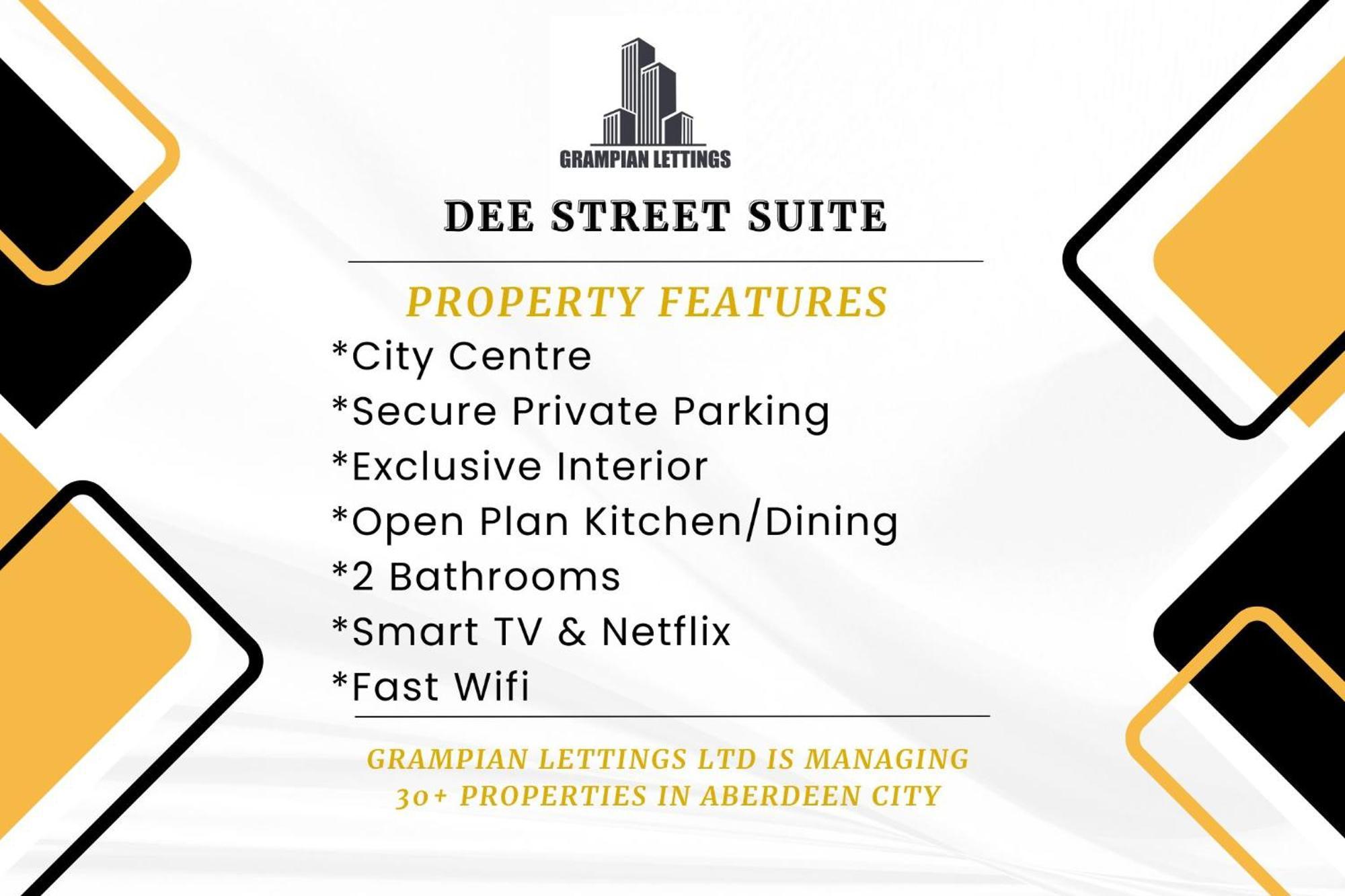 Dee Street Suite - Grampian Lettings Ltd Aberdeen Exterior foto